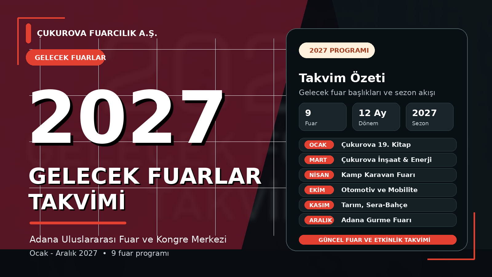 GELECEK FUARLAR 2027